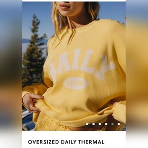 NWT Daily Drills Oversized Daily Thermal Sunny + TOFU Print  XS/S;85